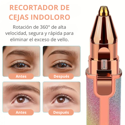 Depilador Facial Y Cejas 2 En 1